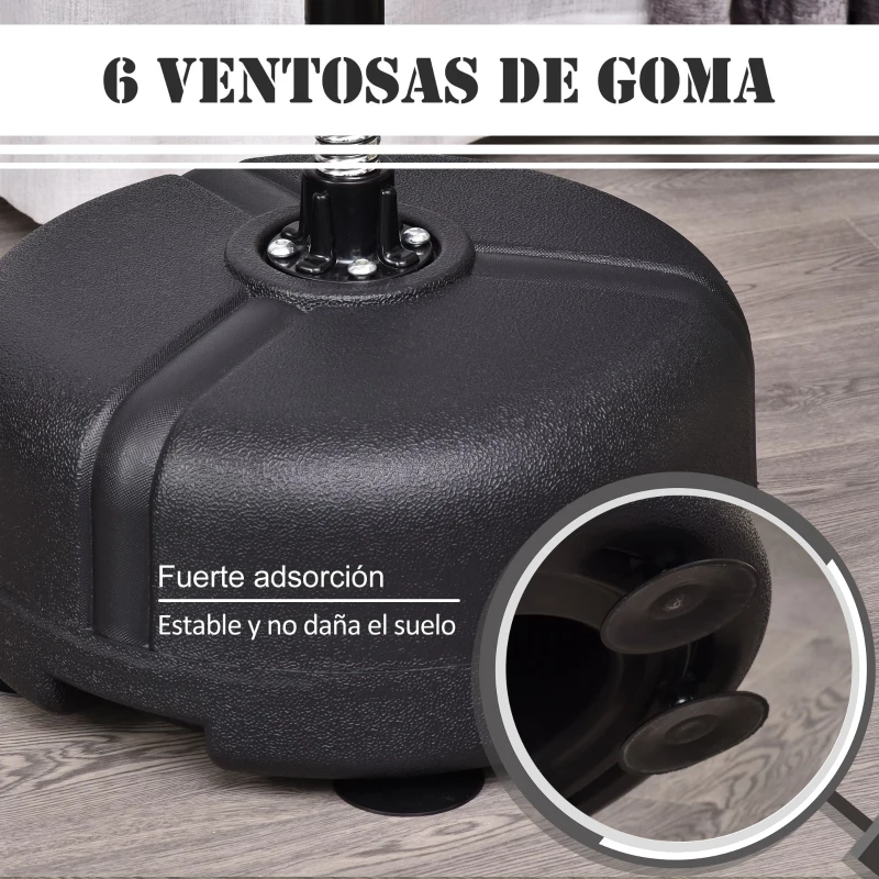 HOMCOM Punching Ball con Altura Ajustable en 136-154 cm y Base Rellenable Soporte y Guantes para Adultos y Adolescentes Rojo