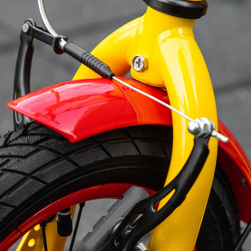 HOMCOM Kinderroller mit 12'' Luftreifen Scooter Tretroller höhenverstellbar Roller Cityroller Kinder Roller Kickboard ab 5 Jahre Kleinkind Schwarz 118 x 55,5 x 85-100,5 cm