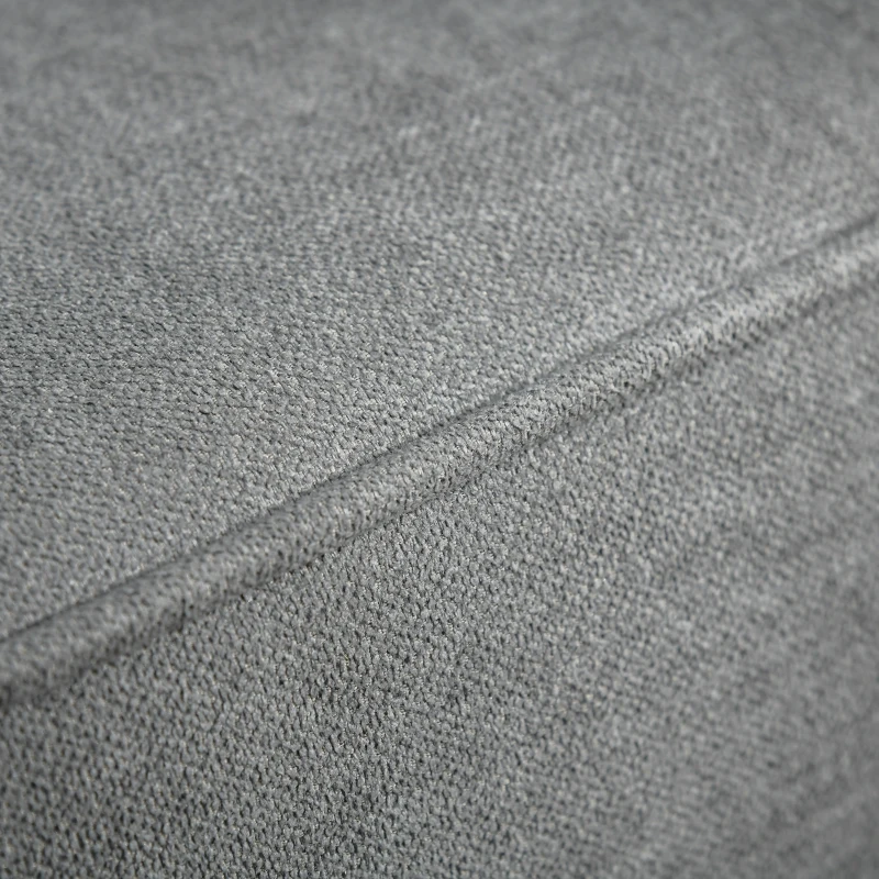 HOMCOM 3-osobowa sofa rozkładana z funkcją spania Łóżko Box Vintage Grey