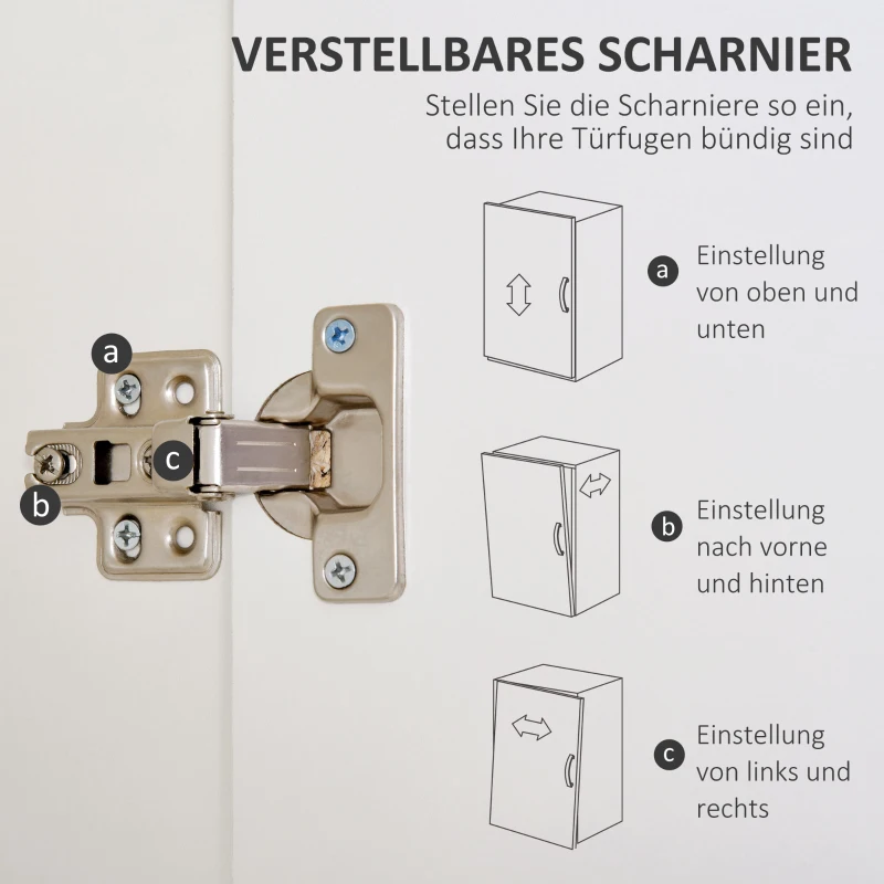 Szafa garderobiana z drążkiem szufladą kolor biały + naturalny