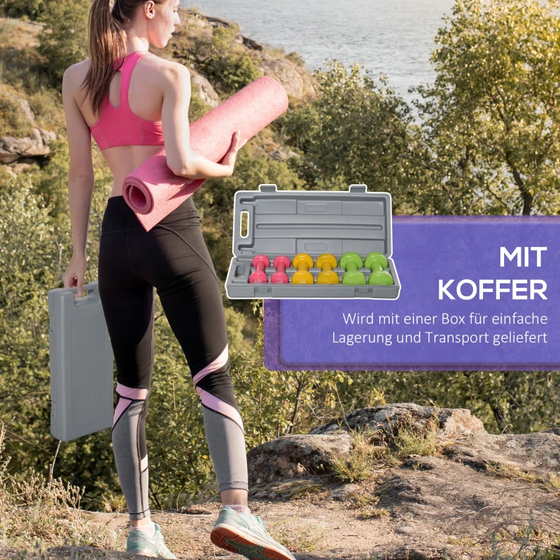 HOMCOM halterset met koffer