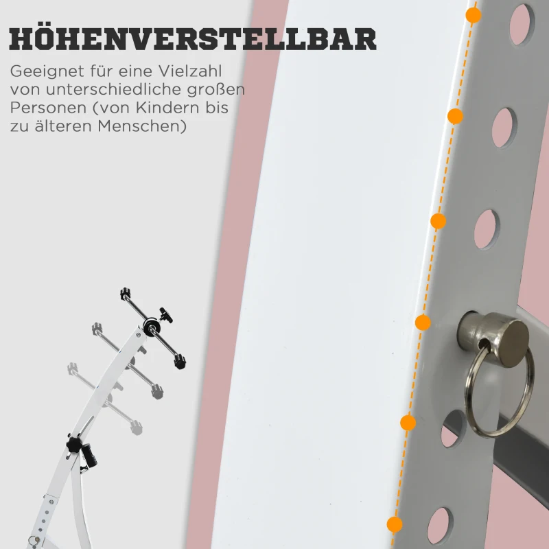 HOMCOM Pedaltrainer für Senioren extra Leise Mini Heimtrainer mit LCD Display Befestigungsband Arm- und Beintrainer Bewegungstrainer Tischfahrrad Mini Bike Fitnessgerät für Zuhause Büro