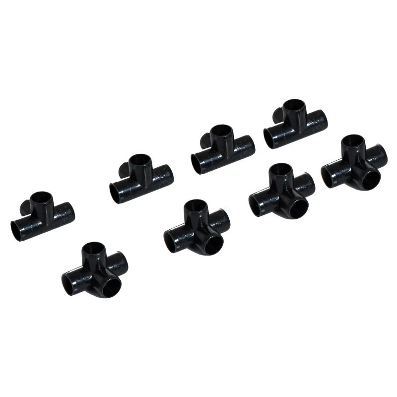 PawHut Conjunto de Treinamento de Agilidade para Cães 4 Peças Obstáculos de Salto com Altura Ajustável 99x65x94 cm  Azul