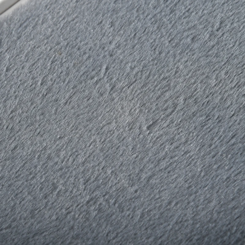 PawHut kattenbed kattenligplaats kattenplank muur wandmontage pluche MDF grijs + wit