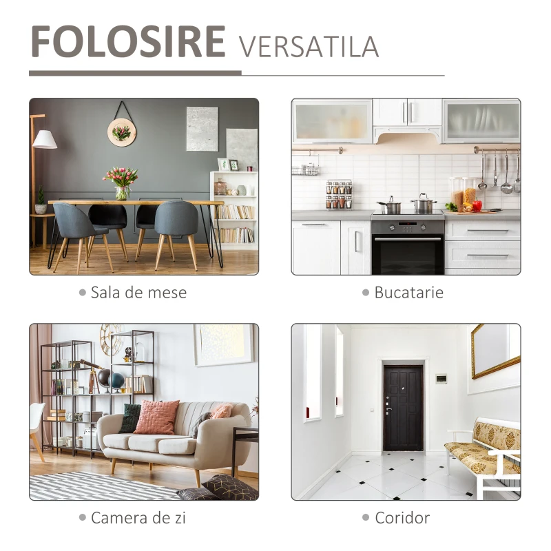 Homcom Dulap Bucatarie – Stil Industrial Vintage