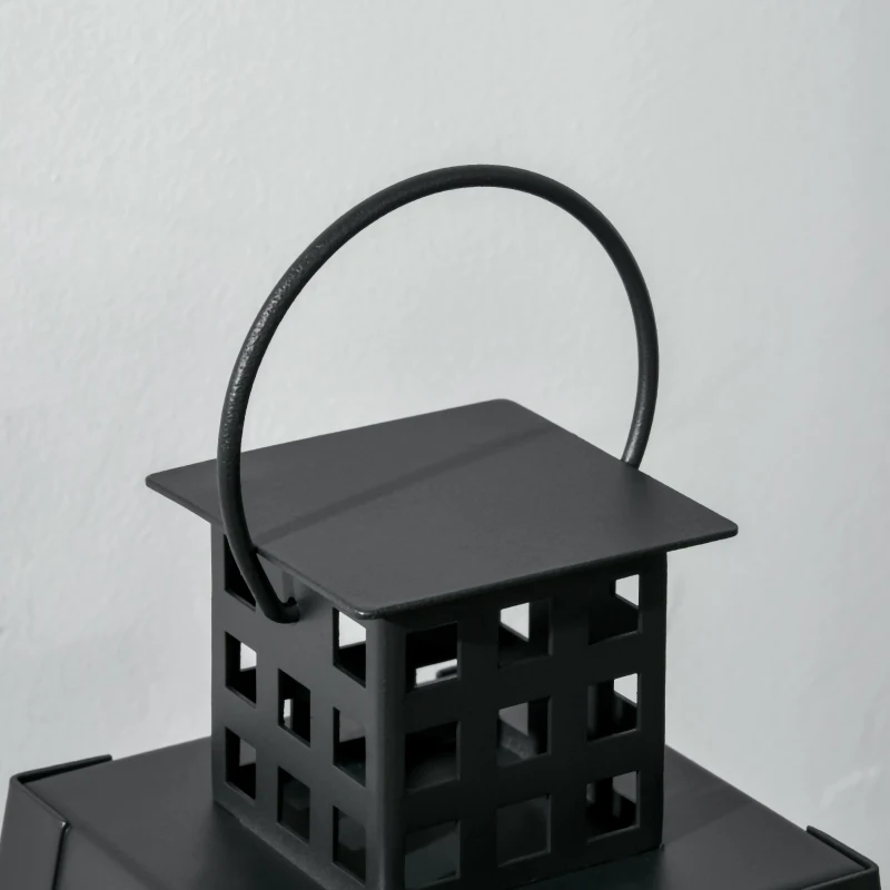 HOMCOM Set de 2 Seminee Independente cu Etanol, Semineu cu Bioetanol pentru Interior sau Exterior cu Capac de Flacara, Rezervor de 0,4L, max. 15㎡, Arde pana la 2 ore, Negru