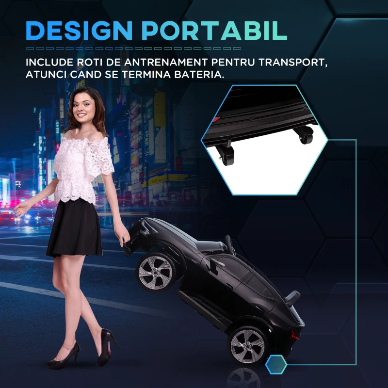 Homcom Masina Sport Electrica pentru Copii – 12V, cu Telecomanda