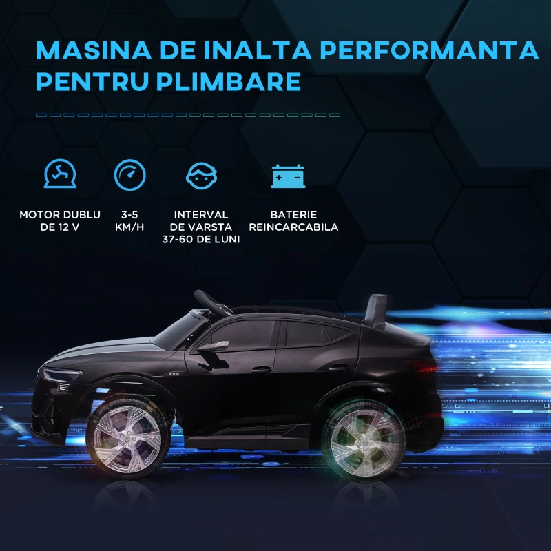Homcom Masina Sport Electrica pentru Copii – 12V, cu Telecomanda