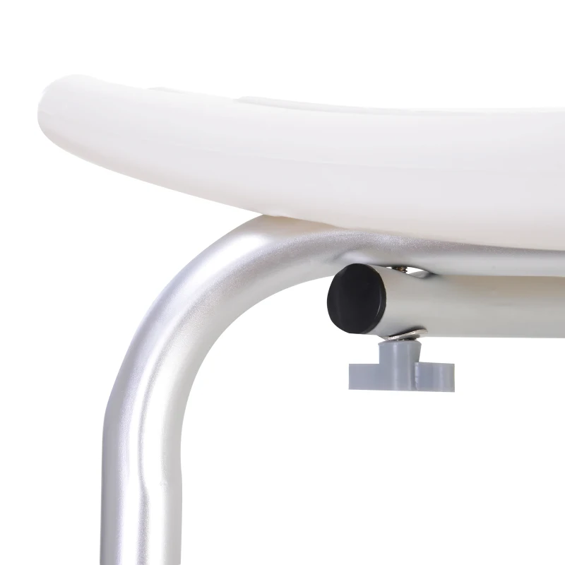 HOMCOM KRZESŁO POD PRYSZNIC TABORET OPARCIE