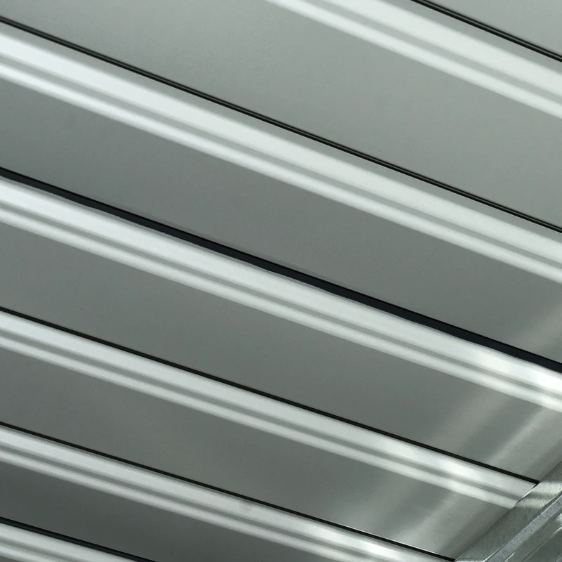 Outsunny Gerätehaus, Gartenhaus, Geräteschuppen mit Schiebetür, Lüftungsfenster, Pultdach, Outdoor, Stahl, Dunkelgrau, 280 x 130 x 172 cm