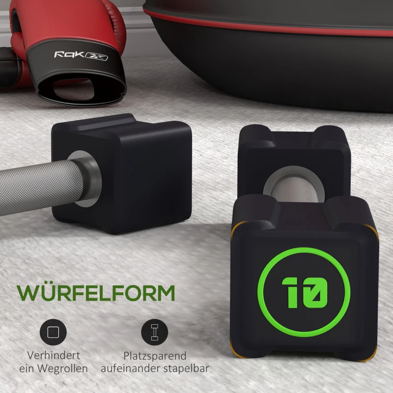 SPORTNOW Hantel z tworzywem sztucznym