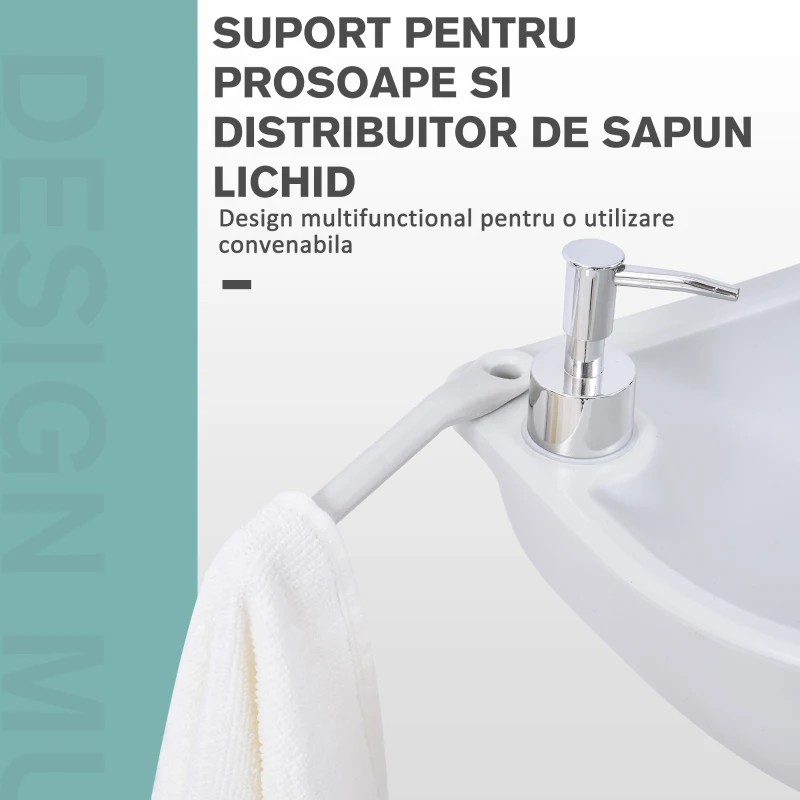 Outsunny Chiuveta Portabila Camping – 17 L Apa & 3.5 L Sapun, cu Roti(m-7)