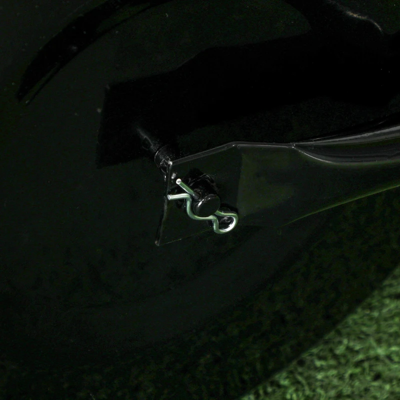 DURHAND Walec ogrodowy z rączką w kształcie litery „U” walec do trawnika wałek do trawy wypełnienie wodą/piachem metal