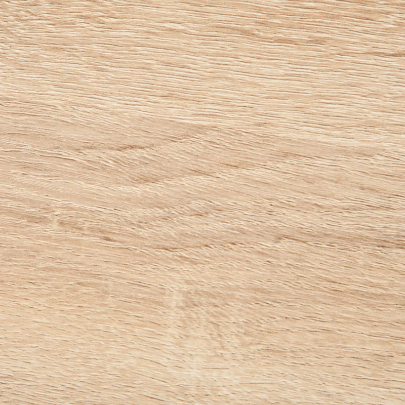 HOMCOM Tavolino da Salotto Stile Nordico con 2 Cassetti, Mobiletto Moderno Casa e Ufficio, Bianco e Rovere, 110x50x45cm