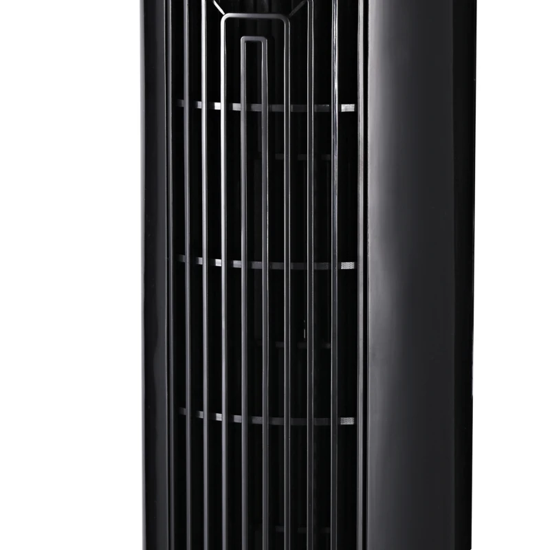 HOMCOM Ventilateur colonne silencieux 45 W 3 modes 3 vitesses télécommande oscillant 70° minuterie et affichage LED 96 cm noir