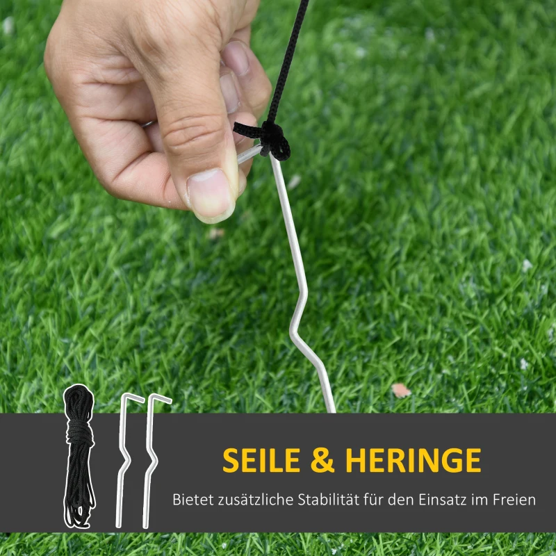 HOMCOM DMUCHANY ŚWIĘTY MIKOŁAJ LED Z PREZENTEM czerwony