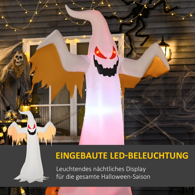 HOMCOM Halloween opblaasbaar spook(m-4)