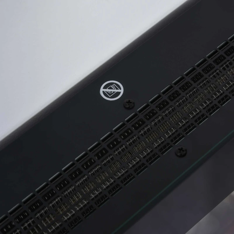 HOMCOM 1000W/2000W Electric Wall Fireplace w/ LED Flame Effect Timer Remote Sleek Stylish Safe Home Heating 20-25㎡