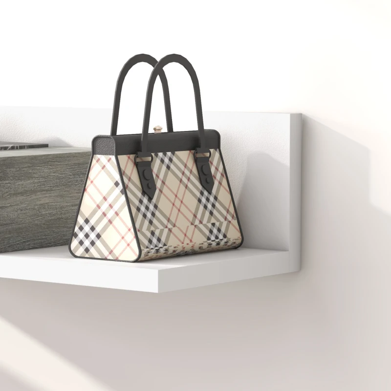 HOMCOM Conjunto de Móveis de Entrada com Espelho e Gaveta Móvel de Entrada Suspenso Estilo Moderno 75x3,5x75 cm e 75x30,5x20 cm Branco e Cinza