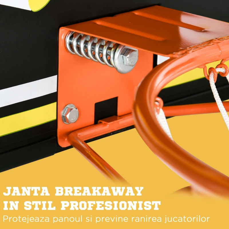 SPORTNOW Cos de bascket pentru copii si adulti, in aer liber si in interior