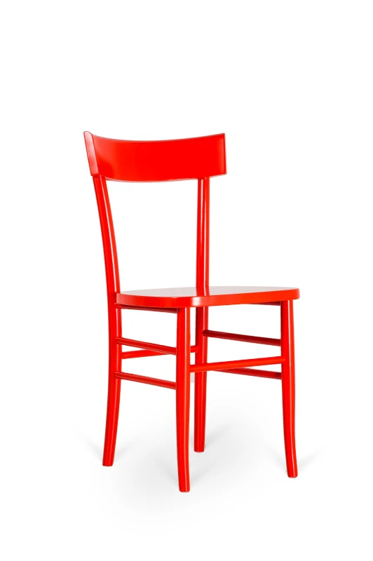 STONES Set 2 Sedie in legno laccato con seduta in MDF laccato, 48x39x80cm, grigio scuro