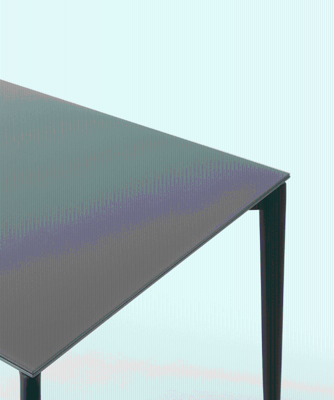 STONES Tavolo da pranzo allungabile fino a 12 posti, 90x190/270x76cm, top: grigio, gambe: nero