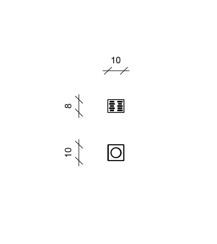 STONES Set di 3 biocamini da tavolo in Acciaio Satinato con Bruciatori da 0,15L,10x10x8cm, Grigio Cromo