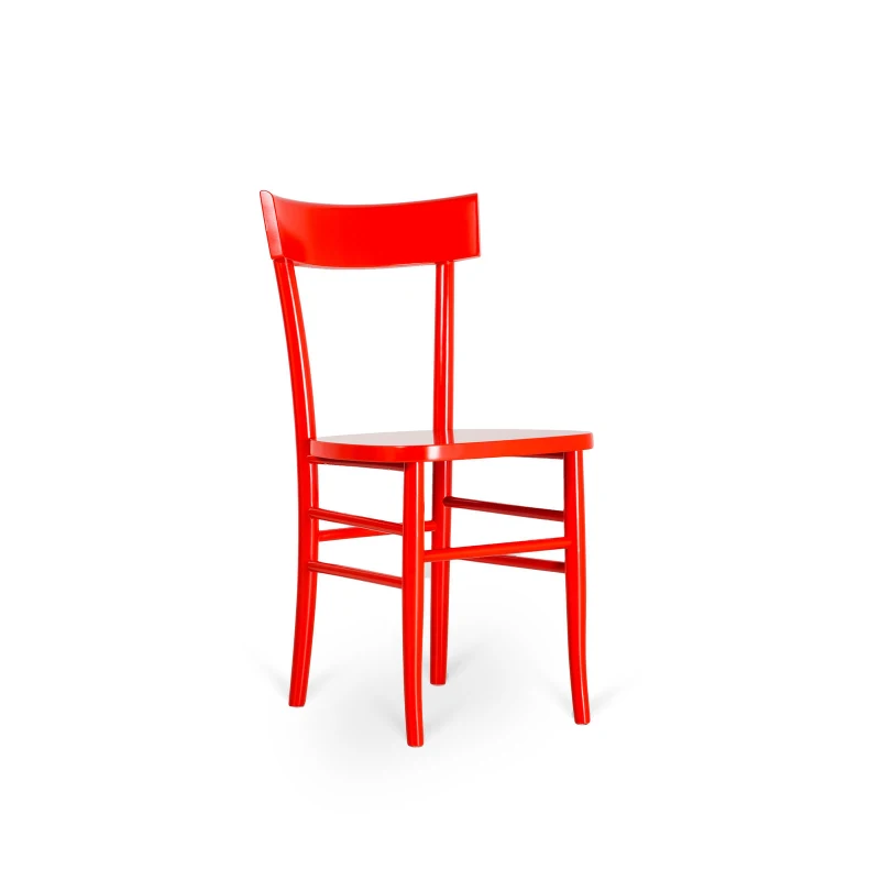 STONES Set 2 Sedie in legno laccato con seduta in MDF laccato, 48x39x80cm, grigio scuro