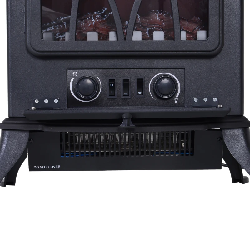 HOMCOM Elektrokamin Kamin Kaminofen Elektrischer Wandkamin (Modell6)