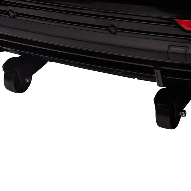 HOMCOM Audi E-tron Licensed 12V Kids Electric Ride On Car with Parental Remote Music Lights MP3 Suspension Wheels for 3-5 Years Black