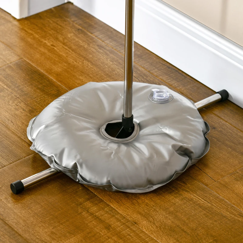 HOMCOM Pantalla de Proyector con Soporte 80 Pulgadas HD Pantalla 16:9 con Bolsa de Transporte 187x50x167,5 cm Blanco