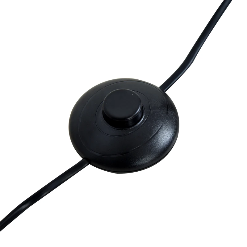 HOMCOM Lampadaire design contemporain 2 étagères intégrées 40 W max. dim. 45L x 45l x 148H cm pin lin gris