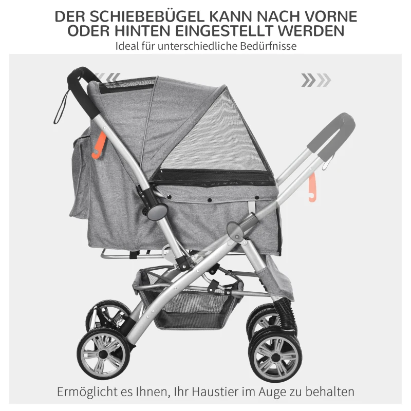 PawHut Wózek dla psa z torbą