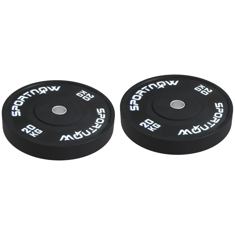 SPORTNOW 2 Placi De Greutati Olimpice De 20 kg