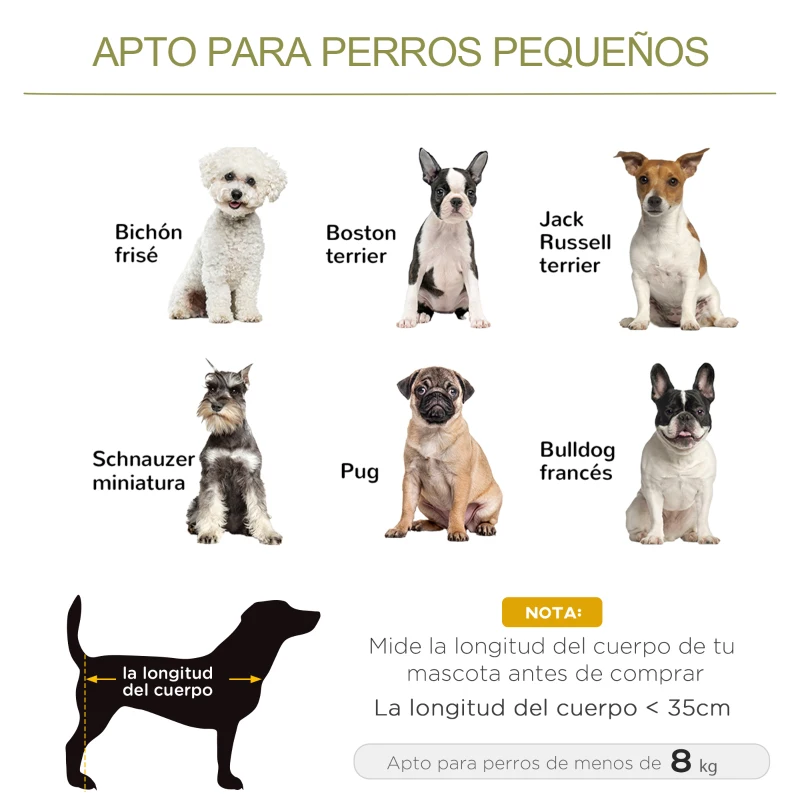 PawHut Sofá Cama para Mascotas Sofá para Perros Gatos con Cojín Acolchado Extraíble Patas de Madera 73x58x37 cm Terciopelo Latón