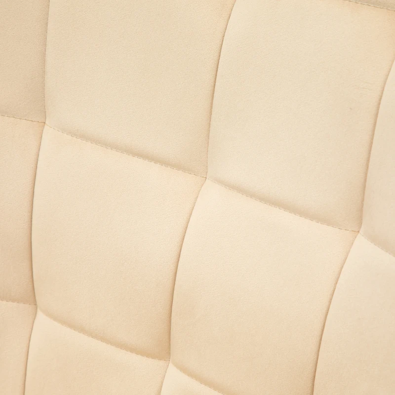 HOMCOM Sillón Individual con Reposapiés Tapizado en Terciopelo Butaca con Respaldo Alto y Reposabrazos 72x80x99 cm Beige