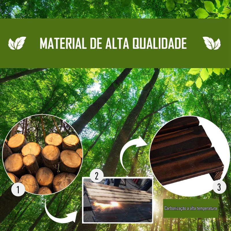 Outsunny Suporte para Plantas de 4 Níveis com Rodas Suporte para Vasos de Plantas 123,5x33x80 cm Marrom Escuro