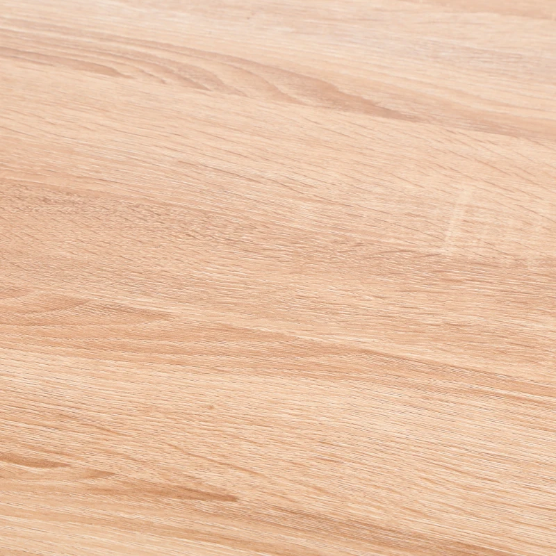 HOMCOM Mesa de Ordenador 80x53 cm Escritorio con 6 Compartimentos Estante Abierto y Cajón de Almacenaje para Oficina Despacho Estudio 100x55x81,5 cm Roble y Blanco