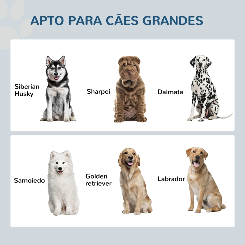PawHut Comedouro Elevado para Cães com 2 Tigelas 2000ml de Aço Inoxidável Gaveta Oculta com Suporte de Madeira 60x30x36cm Marrom Escuro