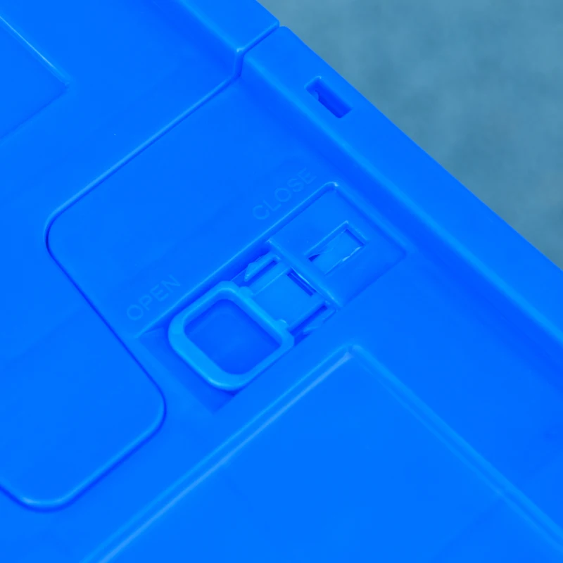 HOMCOM 65L Steel Frame Bike Trailer Storage Box - Blue