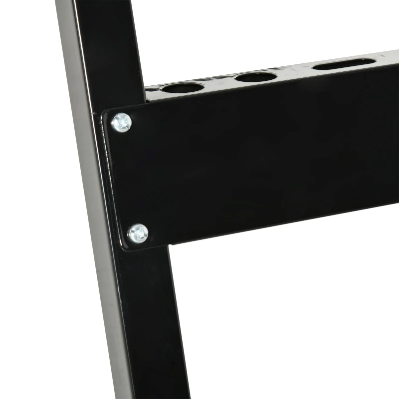 HOMCOM Multi-Function Workbench Ball Support Stand Roller Trestle, Height Adjustable