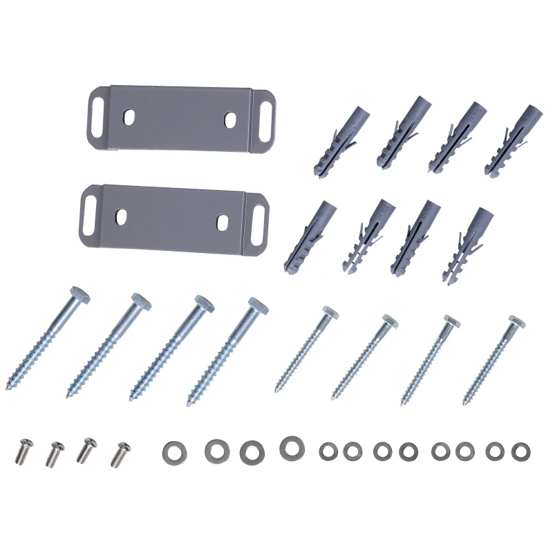 Outsunny Store latéral brise-vue rétractable 300 x 180 cm, paravent extérieur en aluminium, protection solaire, brise-vue extensible pour balcon, jardin, terrasse, gris