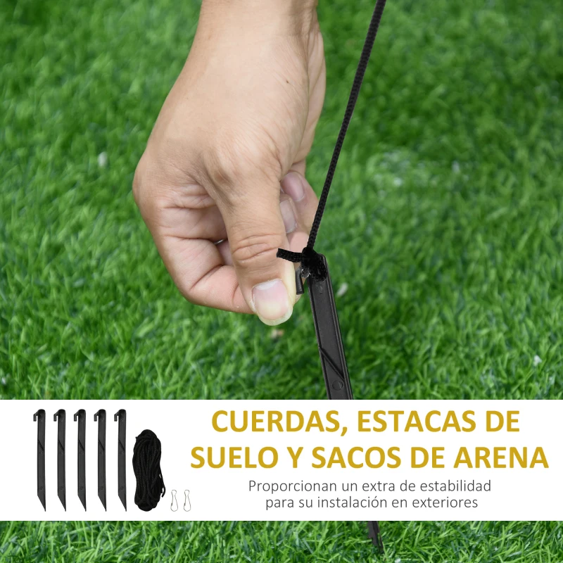 HOMCOM Árbol de Navidad Inflable 180 cm con Luces LED Adornos de Papá Noel Muñeco de Nieve y Regalos con Inflador para Interiores y Exteriores 115x105x180 cm Verde