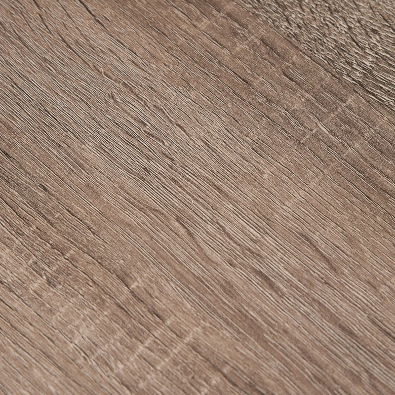 HOMCOM Estantería de Madera Librería de 2 Niveles con Laterales Reforzados para Libros Fotos Plantas 80x30x82 cm Roble