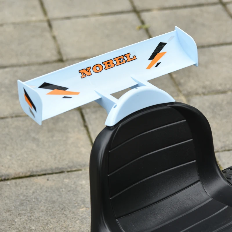 HOMCOM Kids Children Pedal Go Kart Manual Ride On Car w/ Brake Gears Steering Wheel Adjustable Seat Outdoor Vehicle