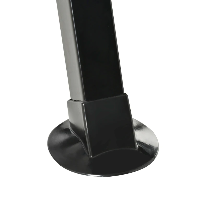 HOMCOM Multi-Function Workbench Ball Support Stand Roller Trestle, Height Adjustable