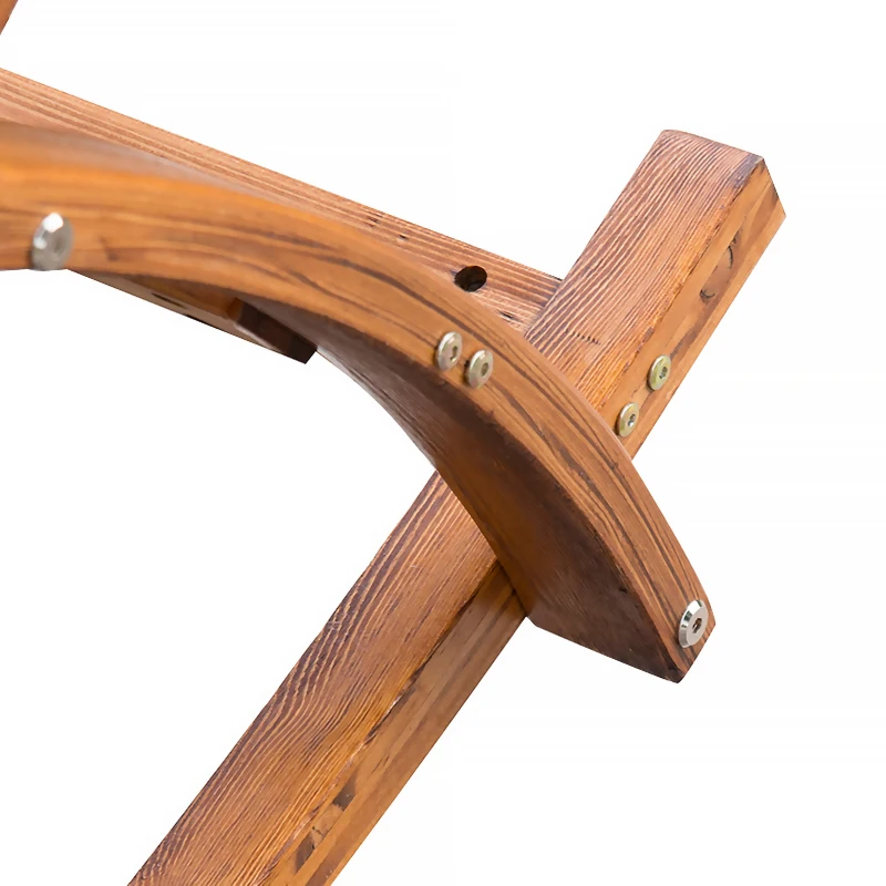 Outsunny Chaise Longue Fauteuil berçant à Bascule transat Bain de Soleil Rocking Chair en Bois Charge 120 Kg Noir