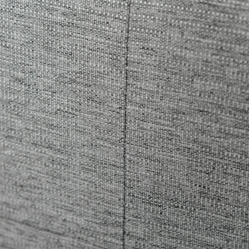 HOMCOM Tête de lit capitonnée - tête de lit rembourrée - dim. 150L x 120H cm - épaisseur 7 cm - MDF Coton Polyester Gris