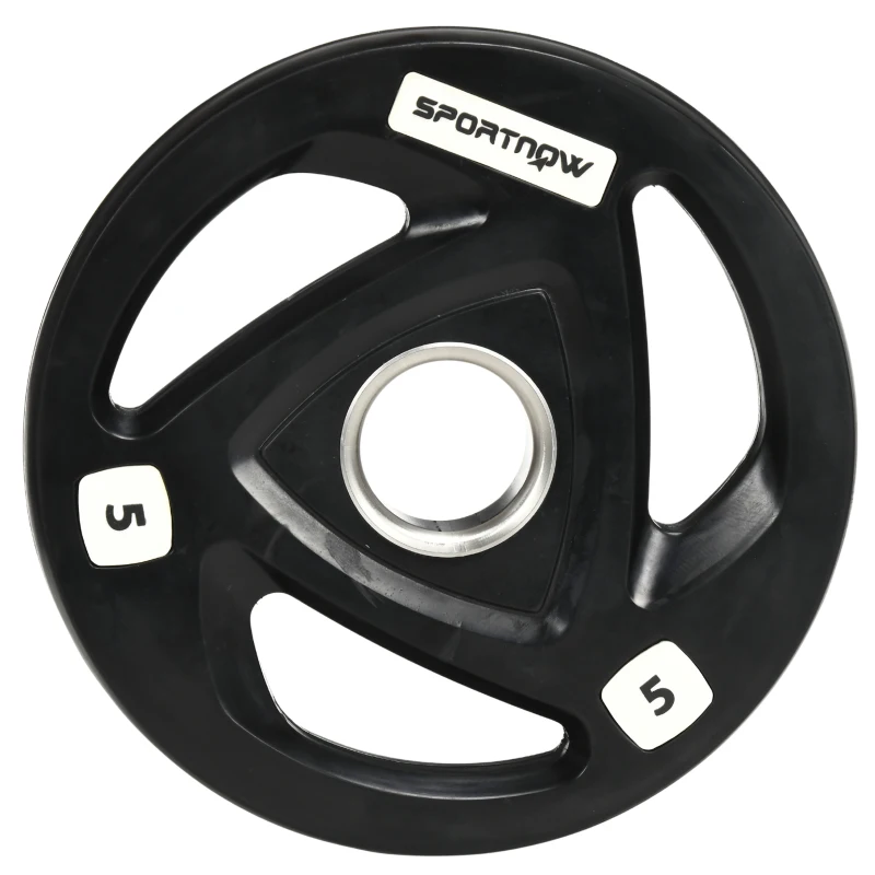 SPORTNOW Cable Machine Pulley System with 2 x 5kg Weight Plates, Lat Pull Down System with Loading Weight for Home Gym Biceps Triceps Arm Shoulder Back Training