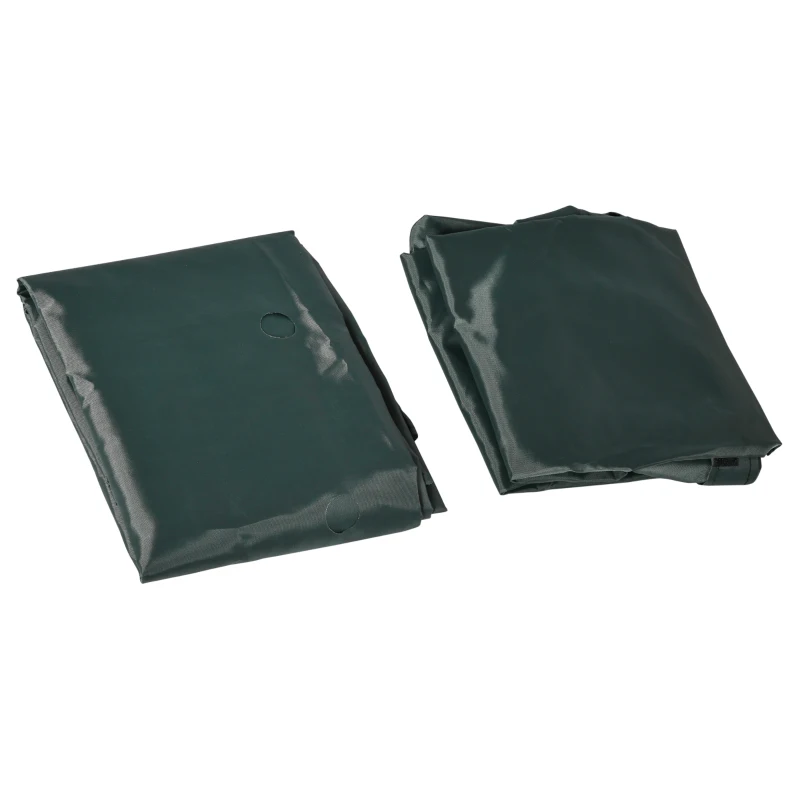 Outsunny Zandbak voor kinderen, inclusief afdekking, 4 zitplaatsen, stevige kunststofwanden, 183 x 105 x 22,5 cm, Bruin